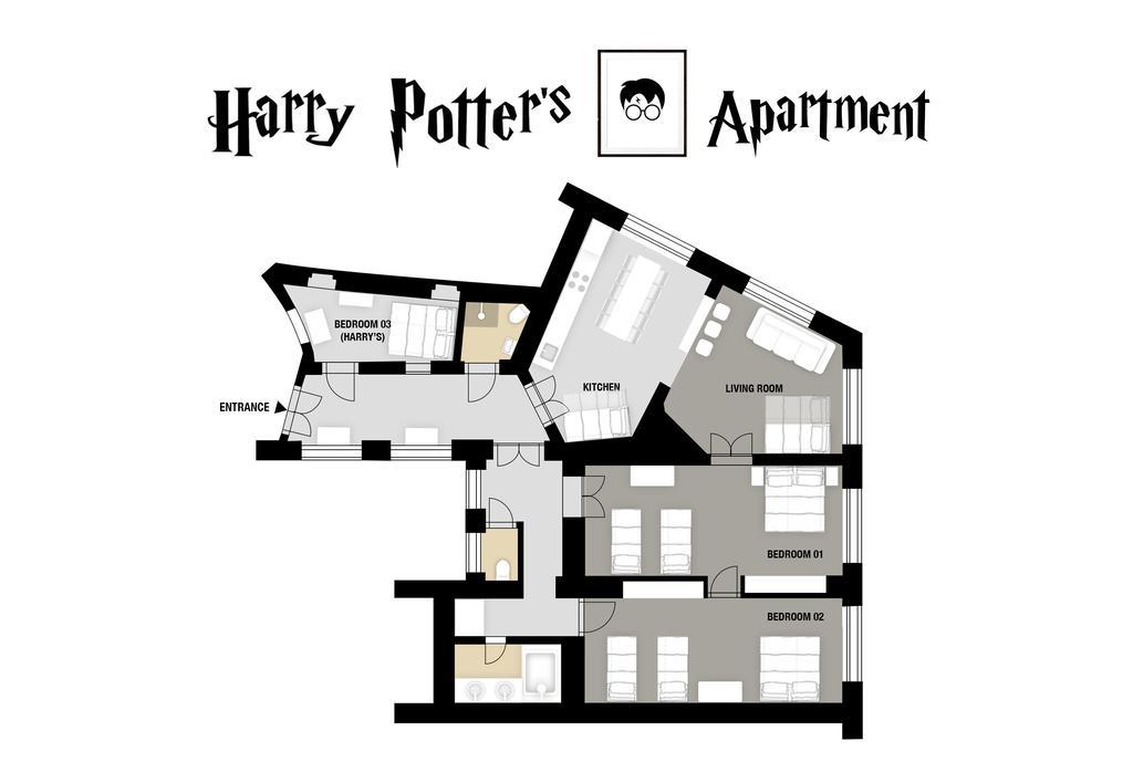 Amazing Harry Potter'S Apt. At Old Town Prag Exterior foto